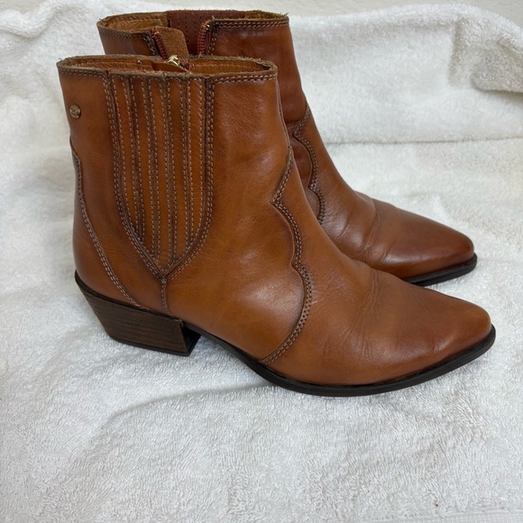 Picolino: women’s Brown Leather Ankle Boots - Picture 2 of 10